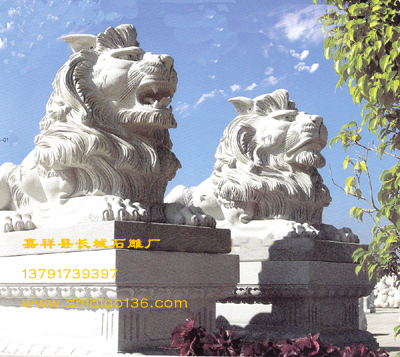 石獅子-石雕臥獅子的吉祥作用 石獅子-石雕臥獅子的吉祥作用